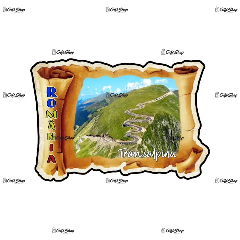 Transalpina romania, magnet frigider mgs144